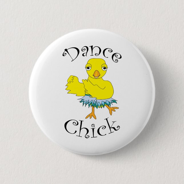 Badge Rond 5 Cm Danse chick (Devant)