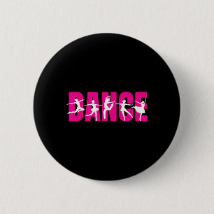 Badge Rond 5 Cm Danse - Danse Danseuse Amour