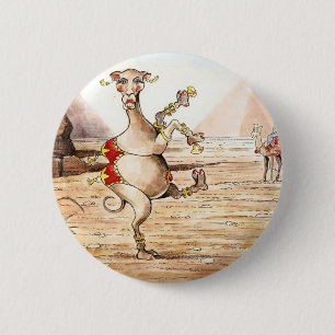Badge Rond 5 Cm Danse de chameau