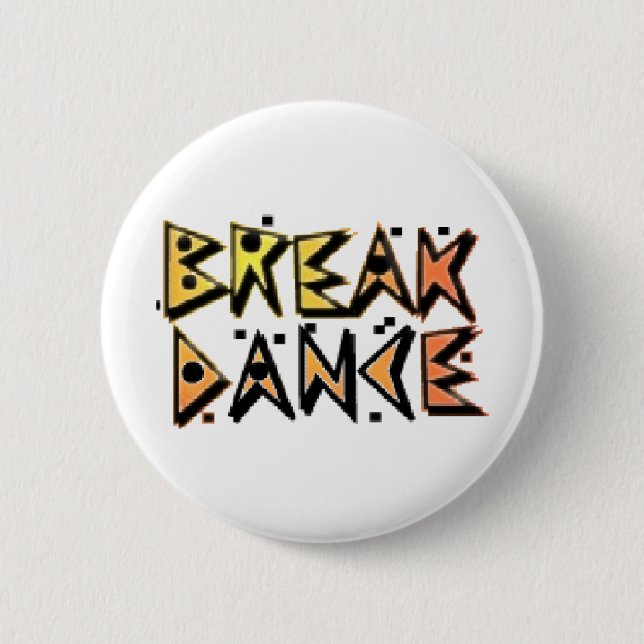 Badge Rond 5 Cm Danse de coupure (Devant)