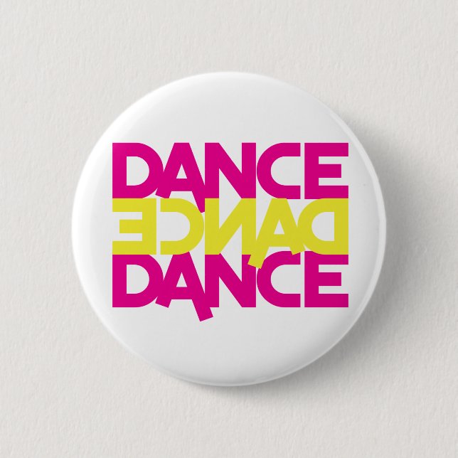 Badge Rond 5 Cm danse de danse de danse (Devant)