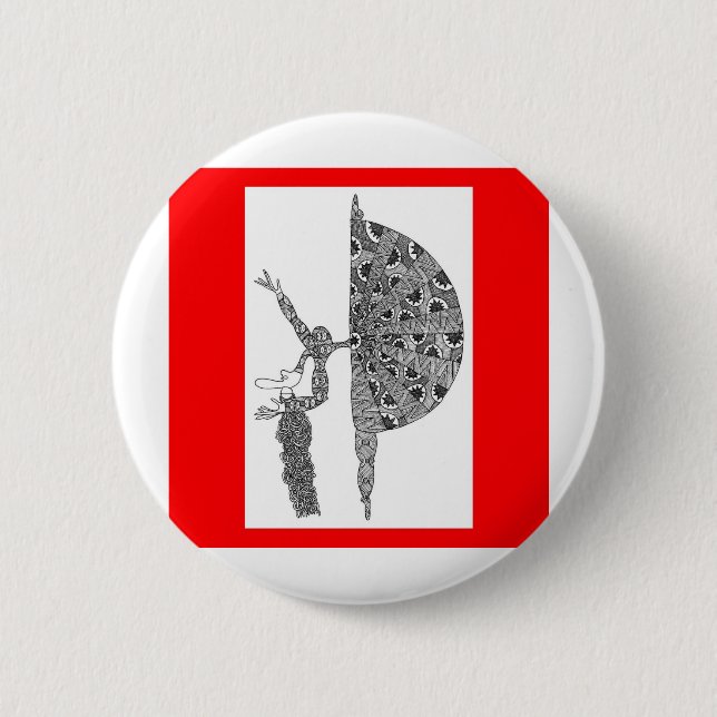 Badge Rond 5 Cm danse de Martha Graham (Devant)