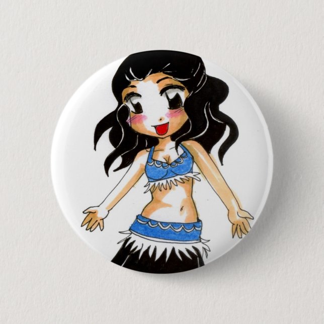 Badge Rond 5 Cm Danse de ventre - Noe (Devant)