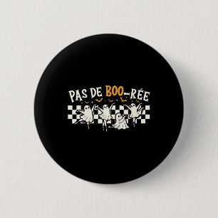 Badge Rond 5 Cm Danse d'Halloween Pas De Boo-rée Ghost Ballet
