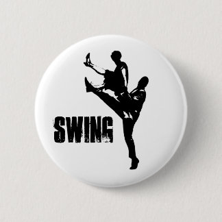 Badge Rond 5 Cm Danse d'oscillation