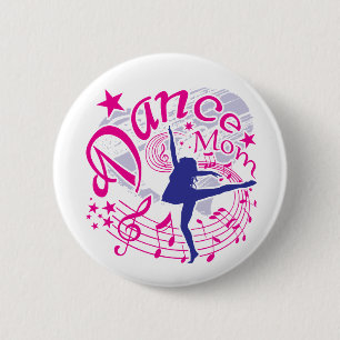 Badge Rond 5 Cm Danse maman