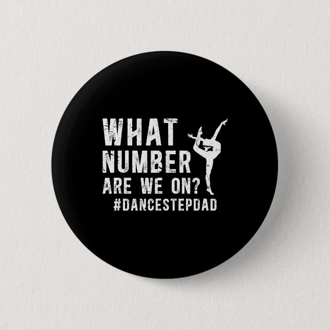 Badge Rond 5 Cm Danse Step-papa Danseuse Danseuse Stepdad D'Une Da (Devant)