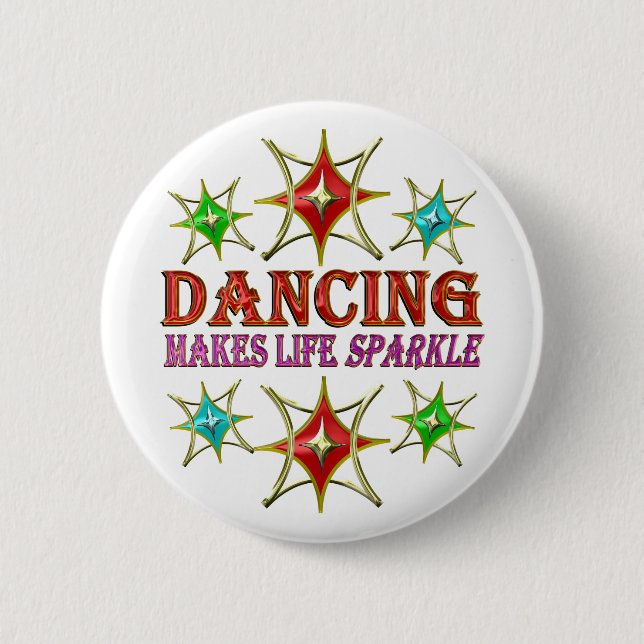 BADGE ROND 5 CM DANSER DES ÉTOILES DE FANCY (Devant)