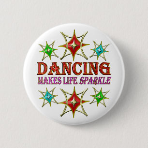 BADGE ROND 5 CM DANSER DES ÉTOILES DE FANCY