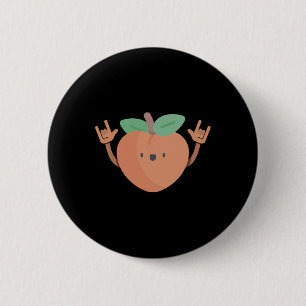 Badge Rond 5 Cm Danser Peach Danser Danser Danser Fruit Danser Gra