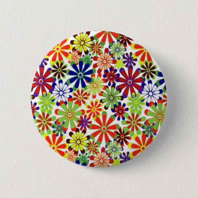 Badge Rond 5 Cm Danses Design rétro (Devant)