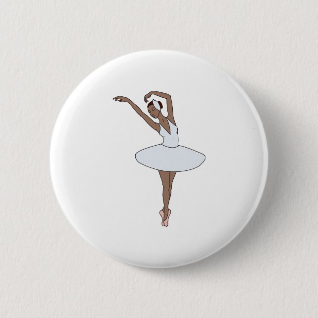 Badge Rond 5 Cm Danseur de ballet (Devant)
