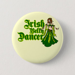 Badge Rond 5 Cm Danseur du ventre irlandais