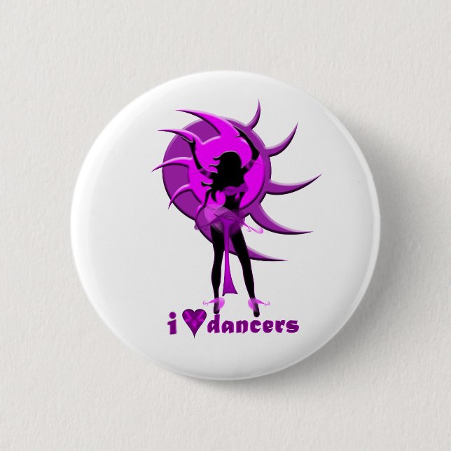 Badge Rond 5 Cm Danseur *Onca* (Devant)