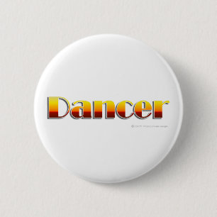 Badge Rond 5 Cm Danseur (texte seulement)