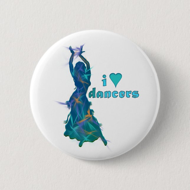 Badge Rond 5 Cm Danseuse *Pheja* (Devant)