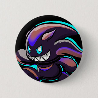 Badge Rond 5 Cm Dark Chao - Running - Swimming Variant Custom Art