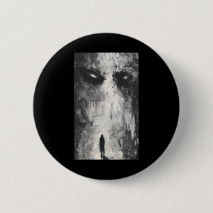 Badge Rond 5 Cm Dark Gothic Chemin Démon Horreur Art Evil Grunge G