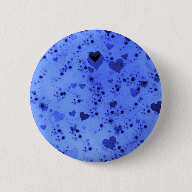 Badge Rond 5 Cm Dark Heart Bokeh Motif One (Devant)