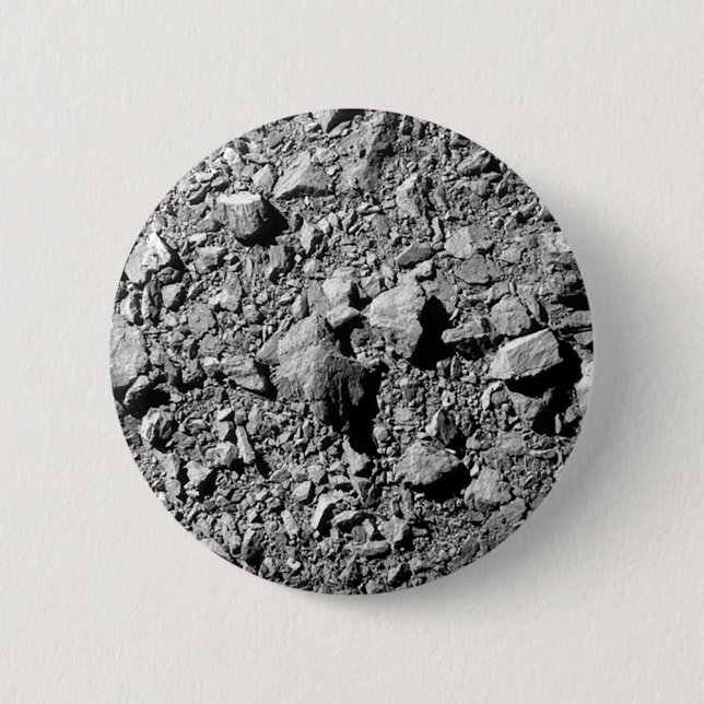 Badge Rond 5 Cm DART Dimorphos Asteroid Moonlet Surface (Devant)