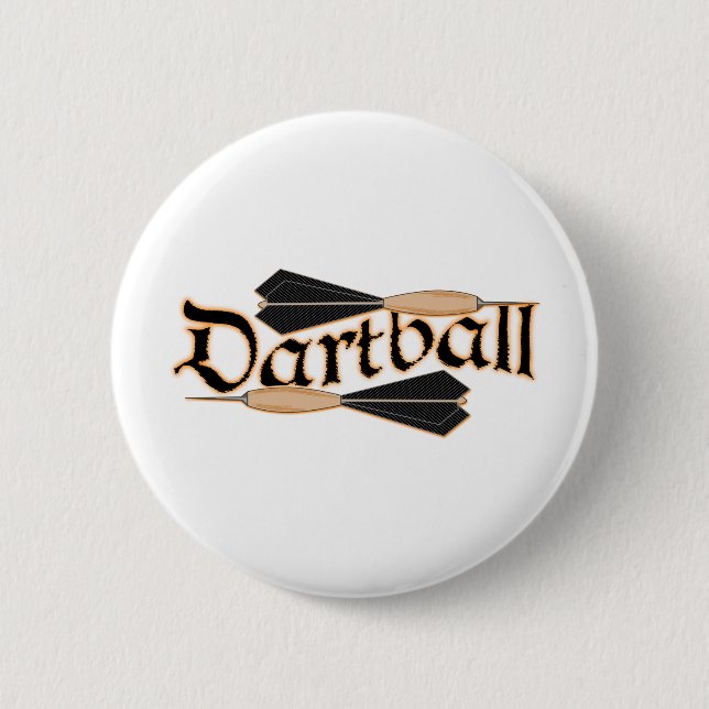 Badge Rond 5 Cm Dartball Dartball Darts (Devant)