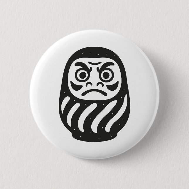 Badge Rond 5 Cm Daruma (Devant)