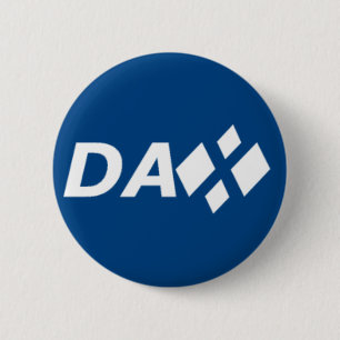 Badge Rond 5 Cm DAX - l'air Xpress de diamant Knap/bouton