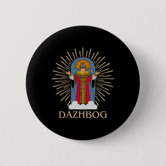 Badge Rond 5 Cm Dazhbog Ancient Mythological Slavic Paganism Russi