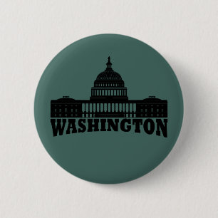 Badge Rond 5 Cm dc washington