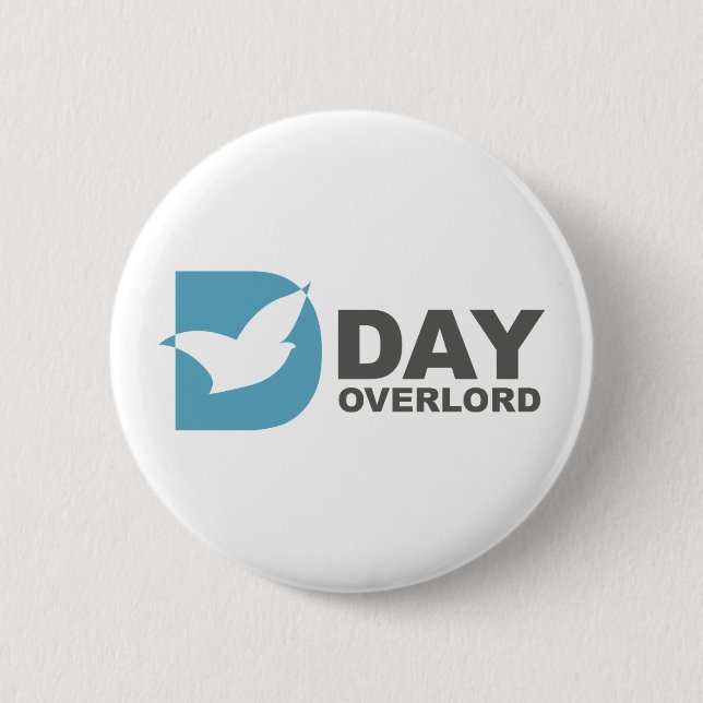 Badge Rond 5 Cm DDay-Overlord internet (Devant)