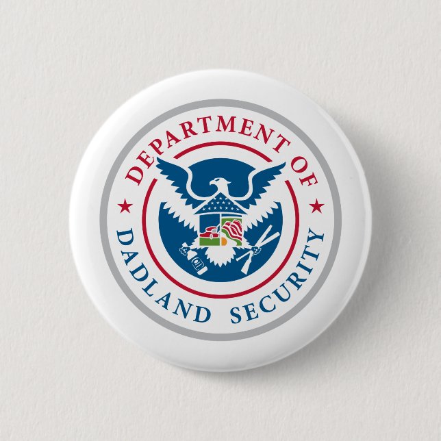 Badge Rond 5 Cm DDS - département de sécurité de Dadland (Devant)