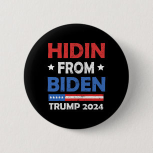 Badge Rond 5 Cm De Biden Trump 2024 Drôle Anti Joe Biden Men Wom