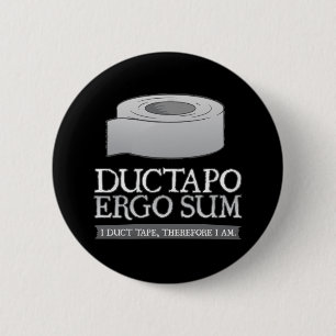 Badge Rond 5 Cm De Ductapo somme donc.  I ruban adhésif, donc moi
