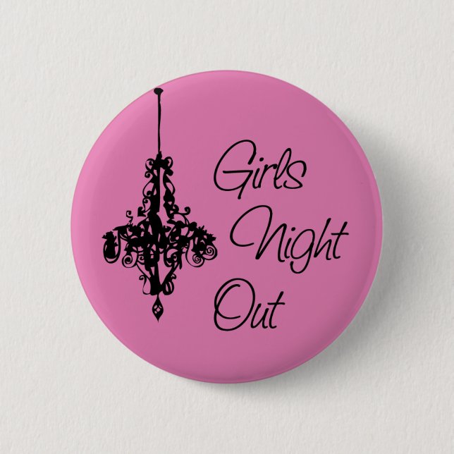 Badge Rond 5 Cm De filles de nuit lustre (Devant)