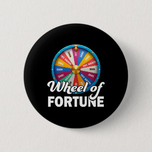 Badge Rond 5 Cm De Fortune Vêtements Roue De Fête des pères De For