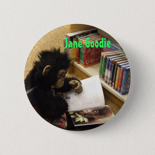 Badge Rond 5 Cm de jane 013 partout, Jane Goodie (Devant)