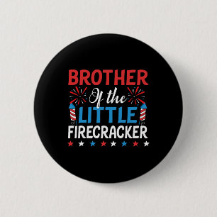 Badge Rond 5 Cm De La Petite Chemise 4 juillet Fisseuse