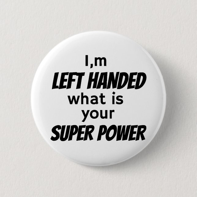 Badge Rond 5 Cm de Left Hander (Devant)