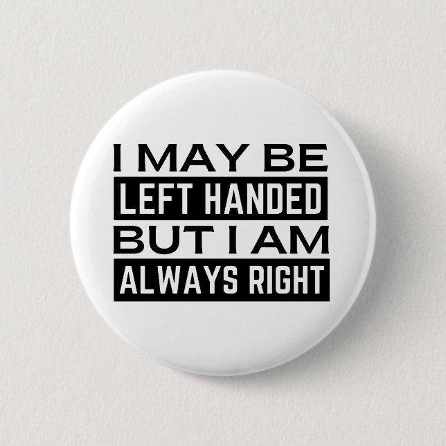 Badge Rond 5 Cm de Left Hander (Devant)