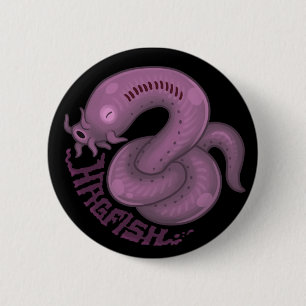 Badge Rond 5 Cm DE NATURE ÉTRANGE : La myxine