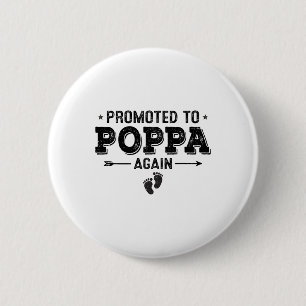 Badge Rond 5 Cm De nouveau promu papa, grands-parents Byby