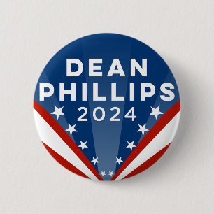 Badge Rond 5 Cm Dean Phillips 2024
