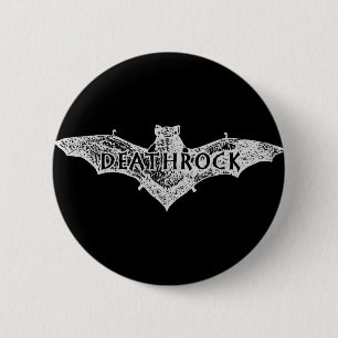 Badge Rond 5 Cm Deathrock Bat