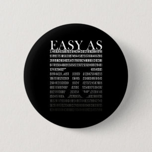 Badge Rond 5 Cm Débardeur de nerd de maths de jour de Pi aussi sim