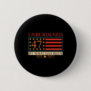 Badge Rond 5 Cm Débarrassé 47 de ce qui a été Ét. 2025 Trump États
