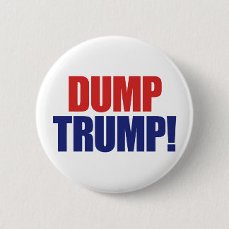 Badge Rond 5 Cm Débarrassons-nous de Trump - Mettons le président