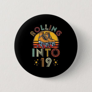 Badge Rond 5 Cm Début 19 Ans