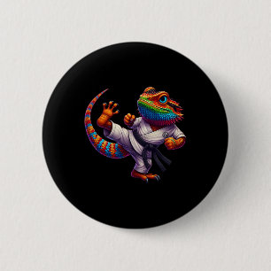 Badge Rond 5 Cm Décharge Squelette Entraînement Halloween Poids Li