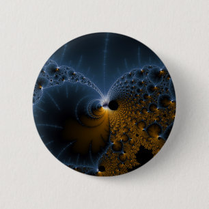 Badge Rond 5 Cm Déchirer des gelées - Art Fractal