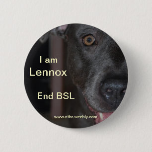 Badge Rond 5 Cm DÉCHIRURE Lennox